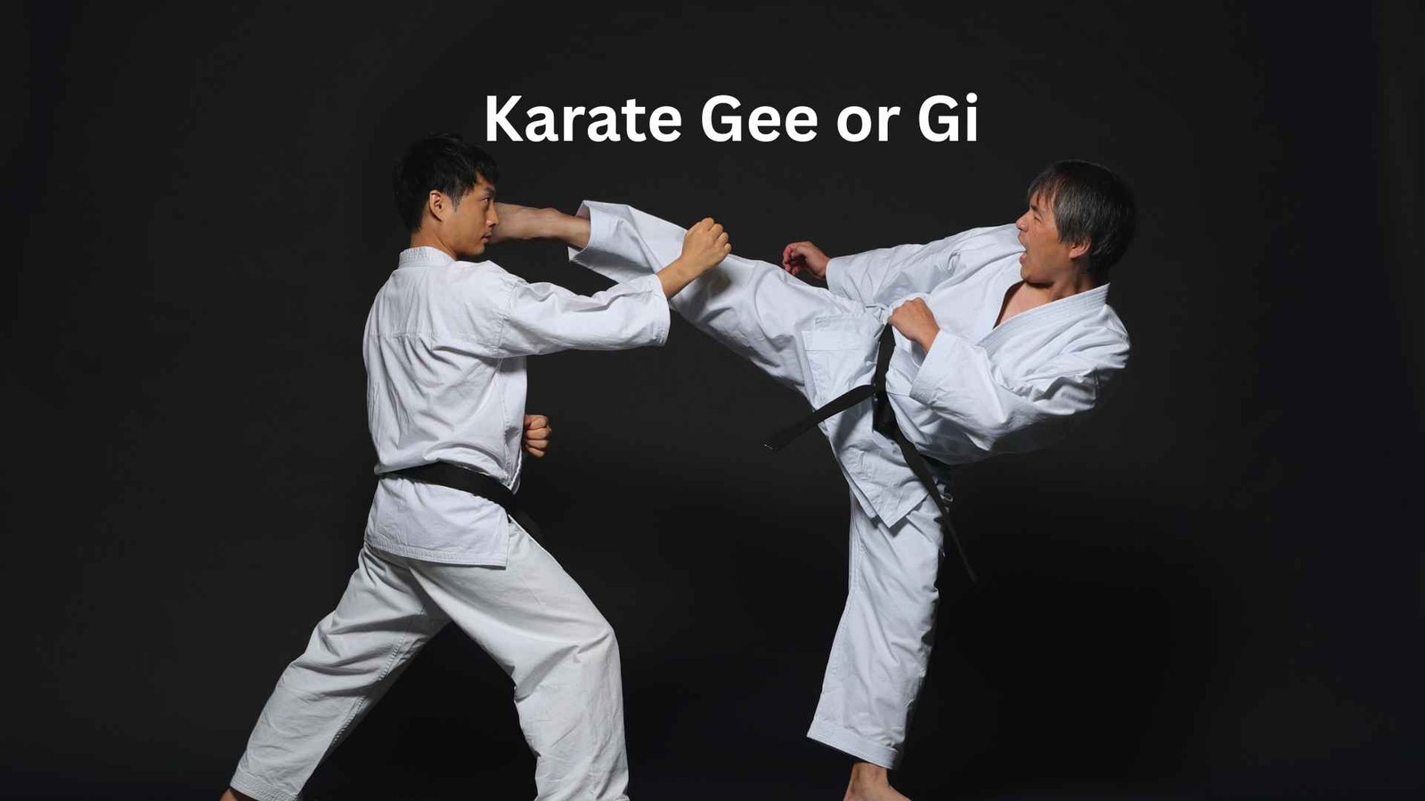 karate gee or gi